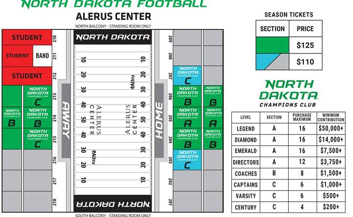 Alerus Center Seating Chart